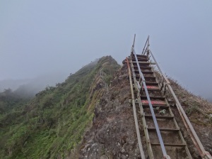 The Stairway to Heaven, aka Haiku Stairs, in Hawaii
